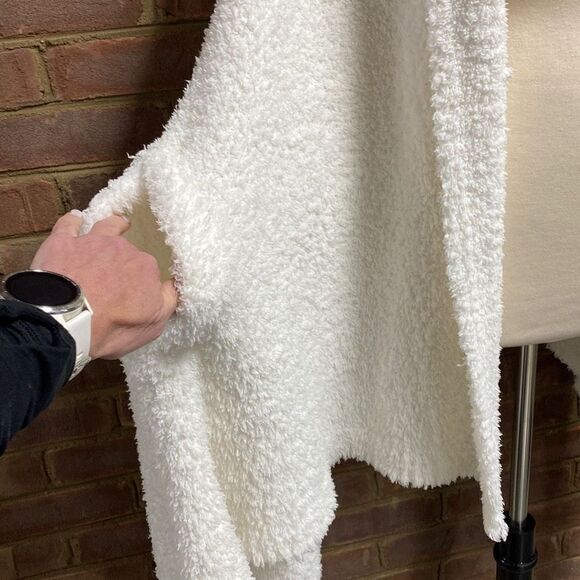 Cream Sherpa Cape One Size - Picture 3 of 6